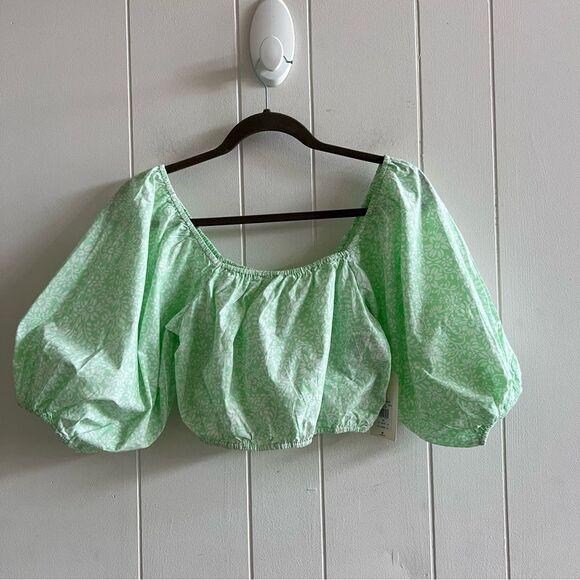 Billabong Tropic Sun Crop Top in Honeydew NWT - Picture 13 of 15